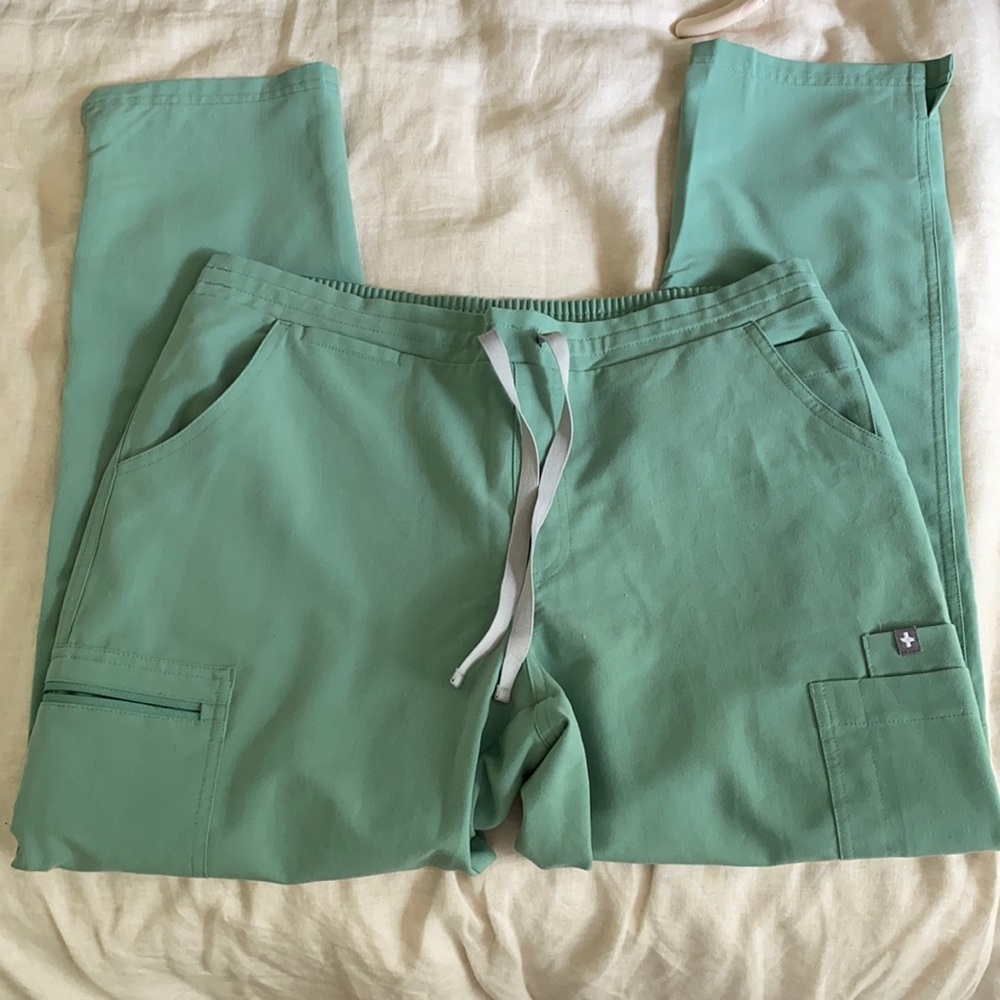 Figs Yola Skinny Pant in Jade